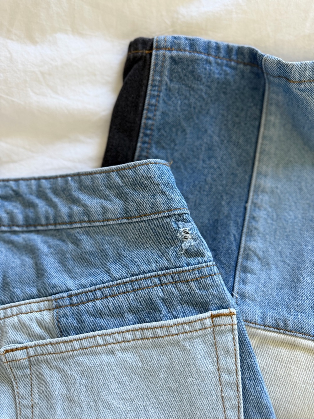 Signature8 Patchwork Loose Fit High Waisted Denim - Picture 9 of 12